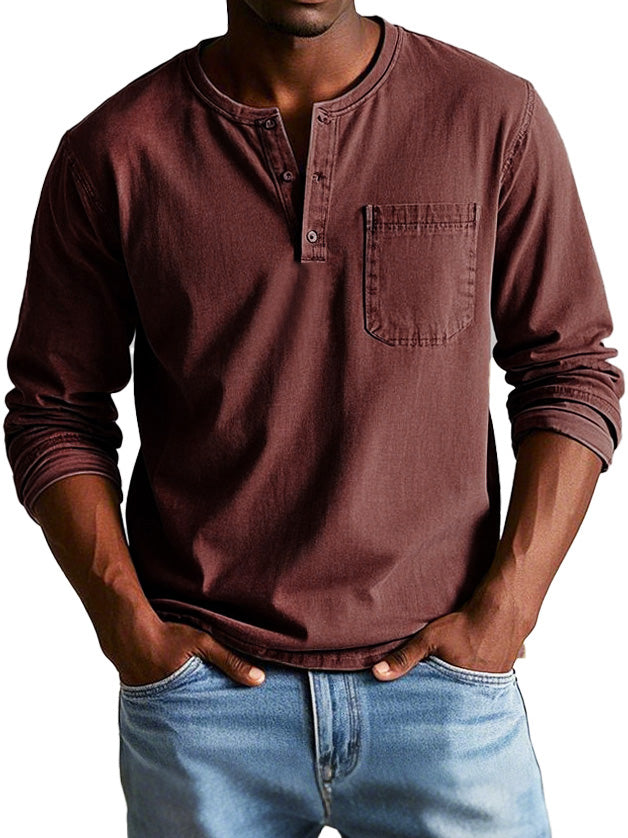 Thomas™ | Chemise Vintage à Manches Longues