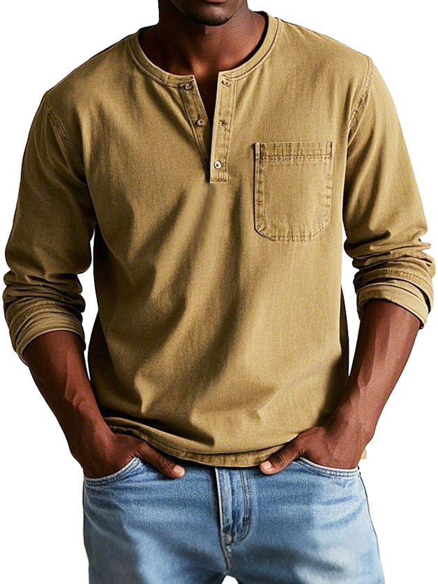Thomas™ | Chemise Vintage à Manches Longues
