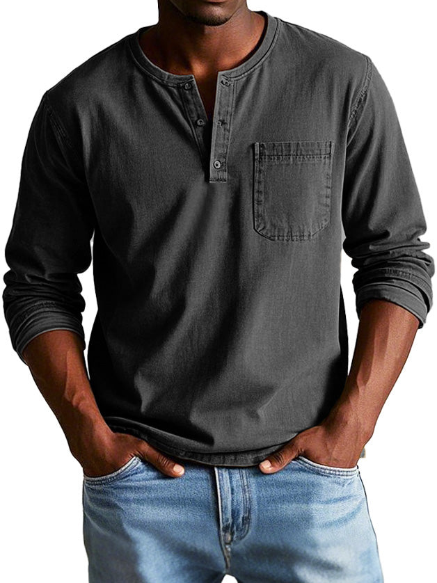 Thomas™ | Chemise Vintage à Manches Longues