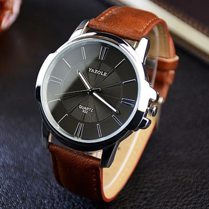 Montre Homme Verre Bleu