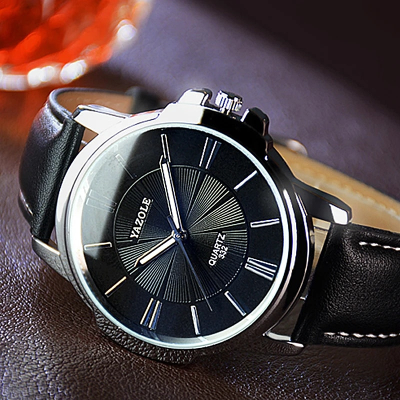 Montre Homme Verre Bleu